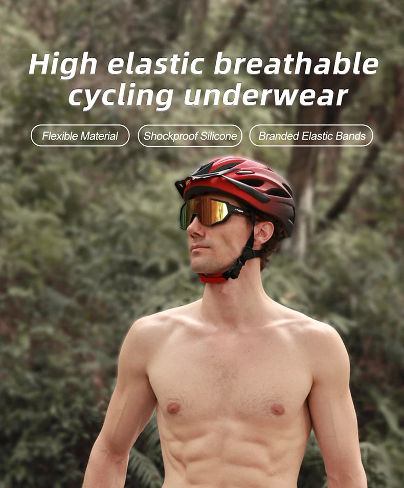 Cycling Underwear Shorts 5D Padded Sports Riding Bike Bicycle MTB Liner