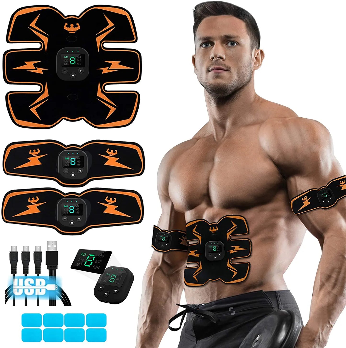 Wireless Muscle Stimulator Fitness Trainer Abdominal FitStim Pro