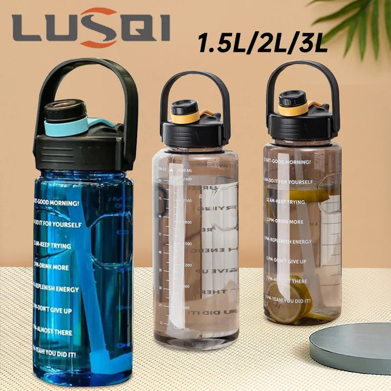 LUSQI 1.5 L/2L/3L Bottled Large Capacity Sports Water Cup