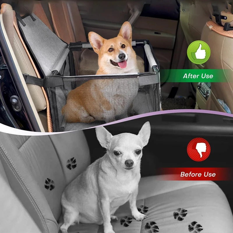 Dog Car Seat Cover Folding Hammock Pet Carriers Bag
