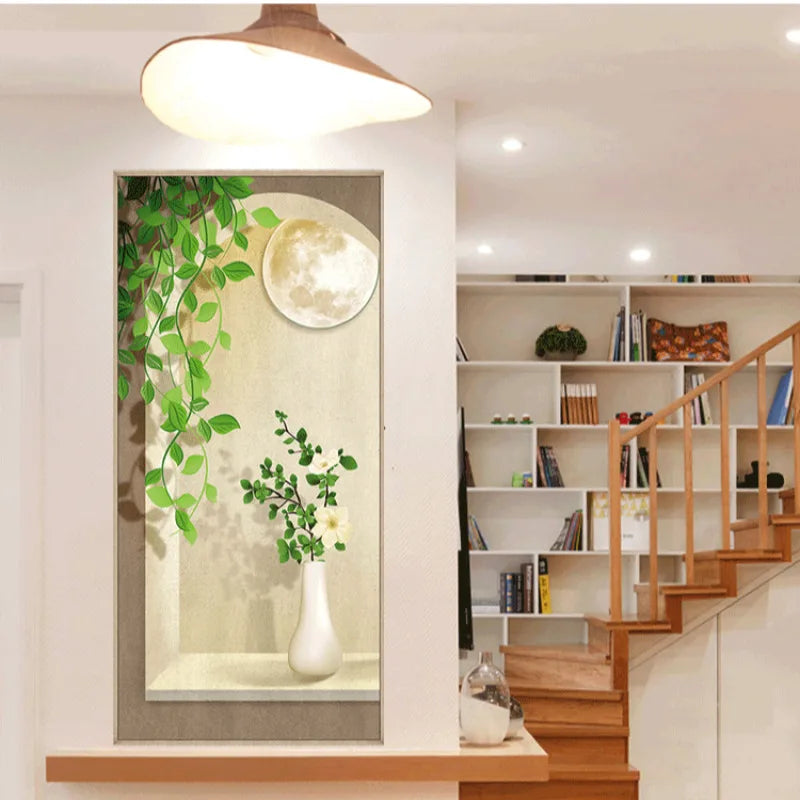 Modern Light and Shadow Wall Painting