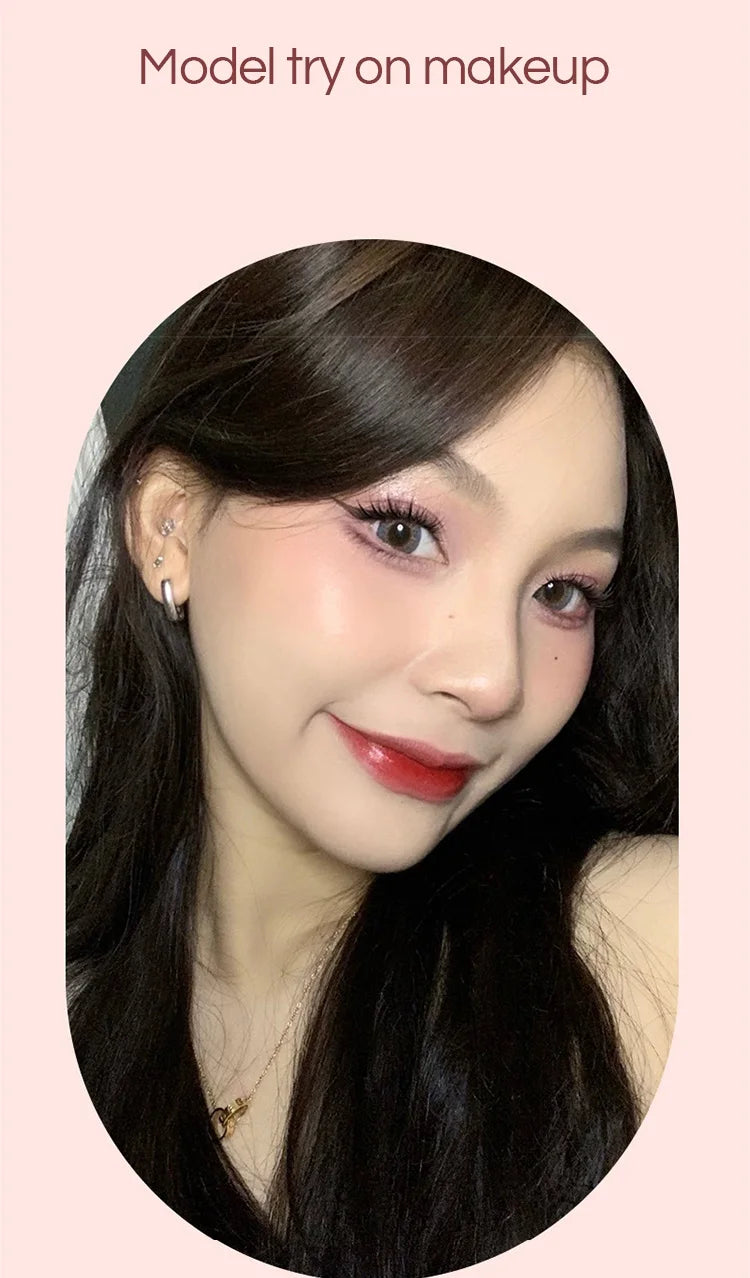 Lightly Glass Water Gloss Herorange Lip Glaze Mirror Moisturizing Plump Lips