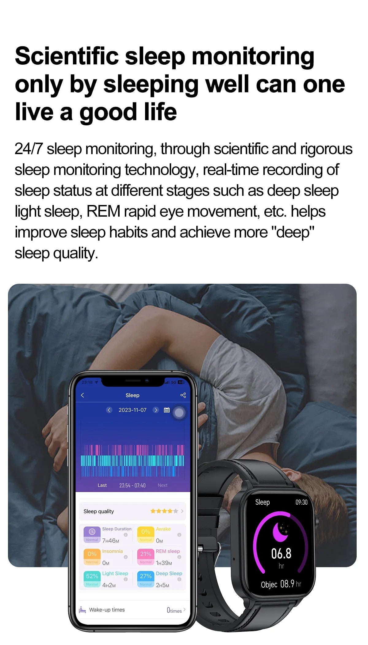 ECG+PPG Medical-Grade Smartwatch for Men: Monitors blood glucose, lipids, and uric acid, with Bluetooth connectivity for comprehensive health tracking.