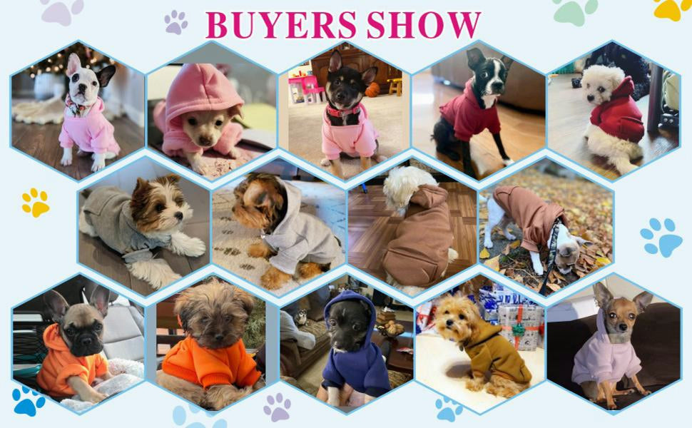 Winter Dog Hoodie – Soft Fleece Jacket for Small and Medium Dogs