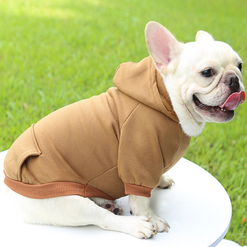 Winter Dog Hoodie – Soft Fleece Jacket for Small and Medium Dogs
