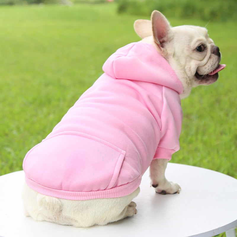 Winter Dog Hoodie – Soft Fleece Jacket for Small and Medium Dogs