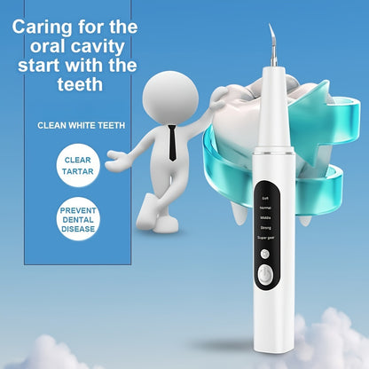 ProClean Tartar Remover Kit - Power Dental Flossers with 5-Level Adjustable LED Light, 4 Replaceable Heads, and Advanced Dental Calculus Removal for Improved Oral Health and Fresh Breath