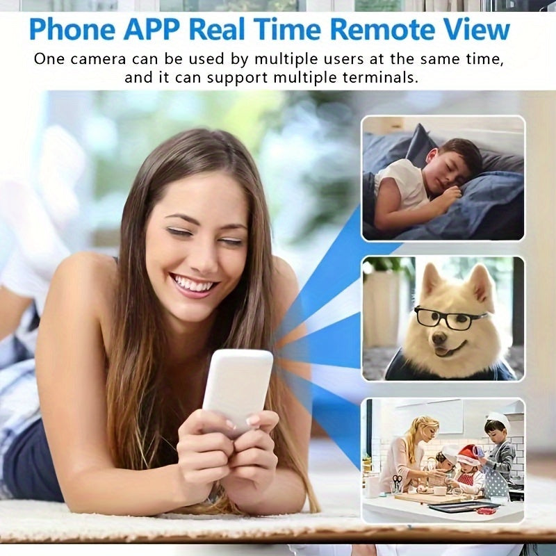 Teruhal Smart Wireless Security Camera – Motion Alerts and Remote Viewing