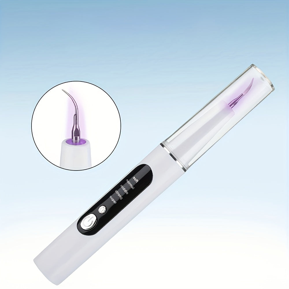 ProClean Tartar Remover Kit - Power Dental Flossers with 5-Level Adjustable LED Light, 4 Replaceable Heads, and Advanced Dental Calculus Removal for Improved Oral Health and Fresh Breath