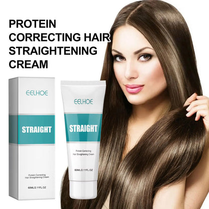 Protein Hair Cream Straightening Treatment Keratin Hair Care Cream Anti Frizz Smooth Silky