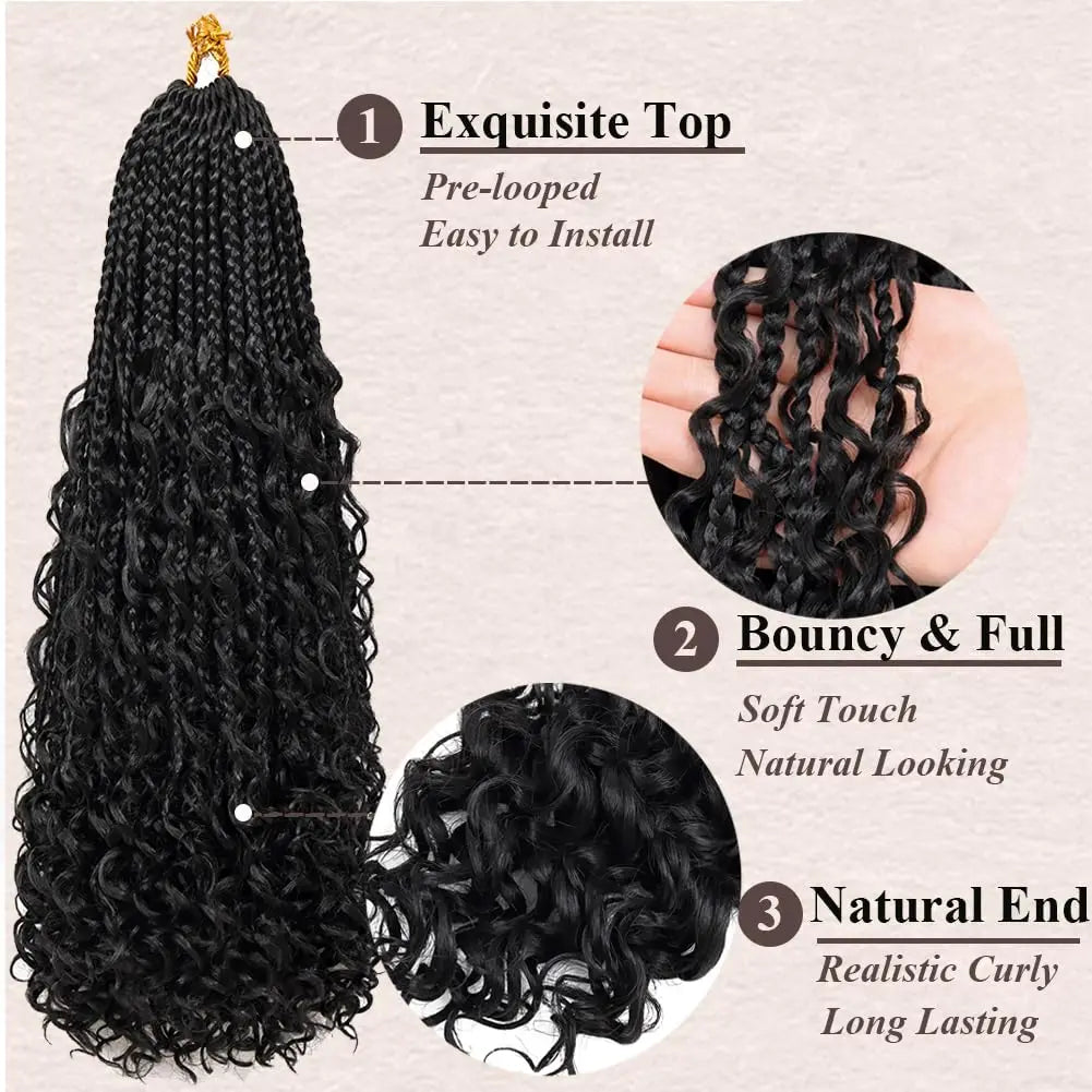 Goddess Box Braids Crochet Hair