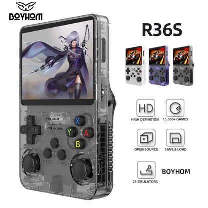 BOYHOM R36S Retro Handheld Game Console