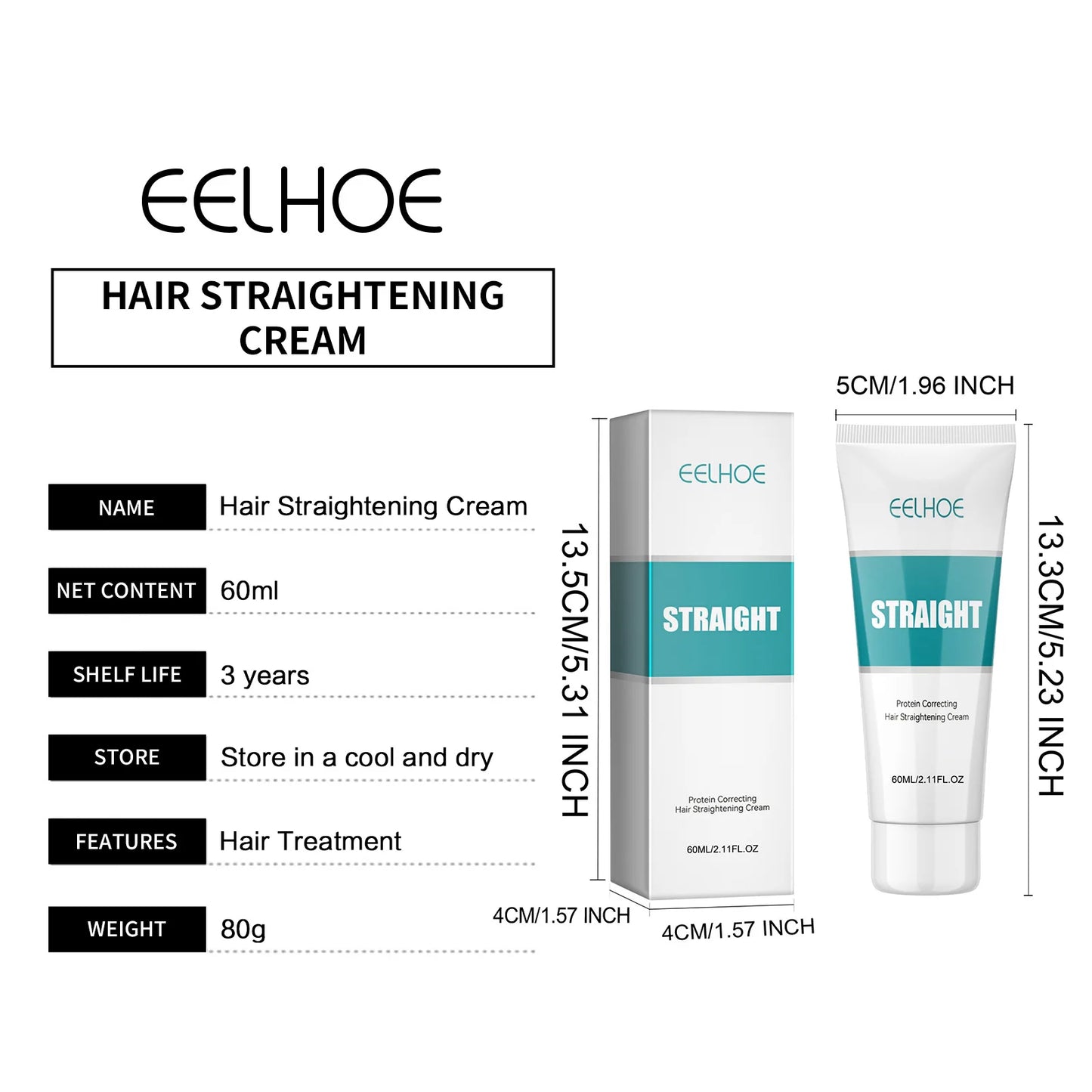Protein Hair Cream Straightening Treatment Keratin Hair Care Cream Anti Frizz Smooth Silky