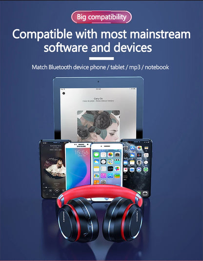 Lenovo HD200 Bluetooth Earphones Over-ear Foldable Computer Wireless Headphones