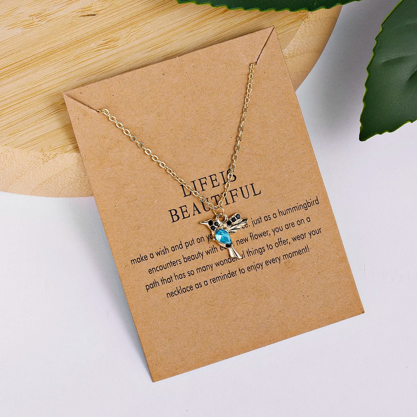 Unique Little Bird Drop Long Hanging Hummingbird  Earring Jewelry