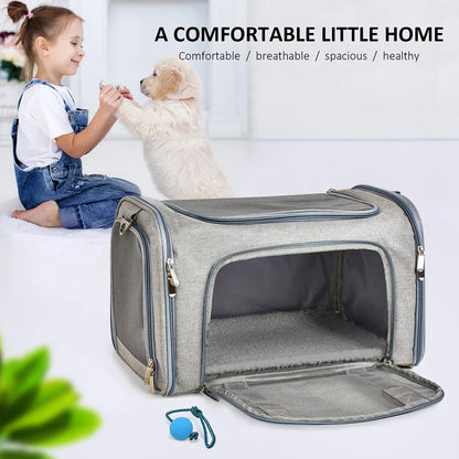 PawVoyage Cat Pet Carriers Dog Travel Bags Airline Transport For Small Dogs Cats Outgoing