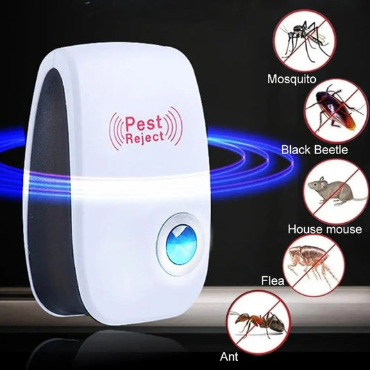 Pest Reject Ultrasound Mouse Cockroach Repeller Device Insect Rats Spiders Mosquito Killer