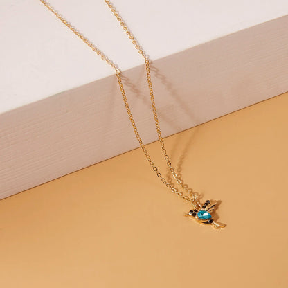 Unique Little Bird Drop Long Hanging Hummingbird  Earring Jewelry
