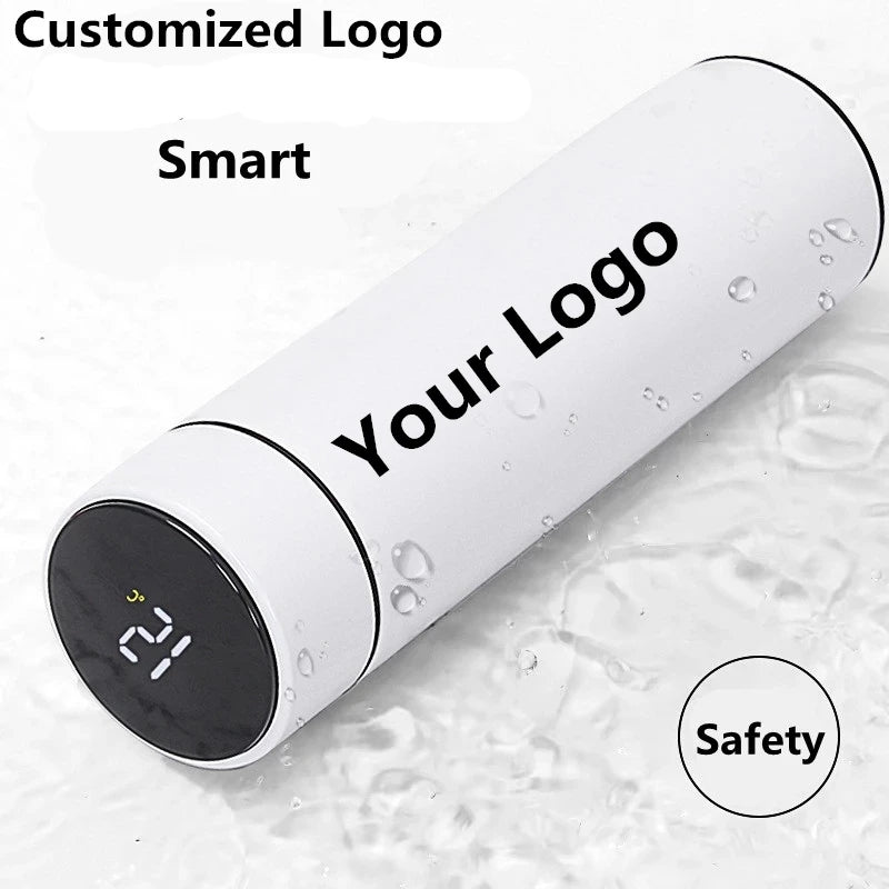 AIZINZUN Smart Display Vacuum Water Bottle – 500ML