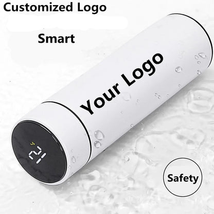 AIZINZUN Smart Display Vacuum Water Bottle – 500ML