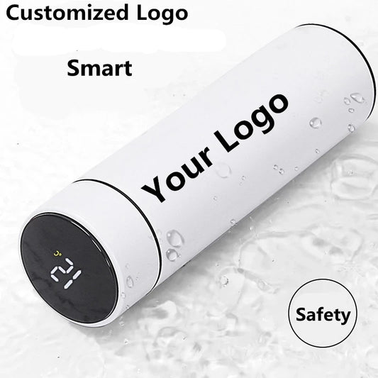 AIZINZUN Smart Display Vacuum Water Bottle – 500ML