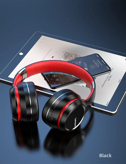 Lenovo HD200 Bluetooth Earphones Over-ear Foldable Computer Wireless Headphones