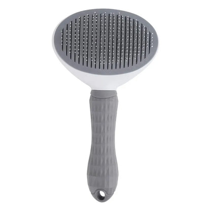 Pet Hair Removal Comb – Stainless Steel Grooming Brush for Dogs and Cats