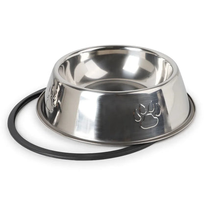 Quality Paw Stainless Steel Pet Dog Bowl Feeder Skidproof Anti-ant Shape Cat Dog Bowls
