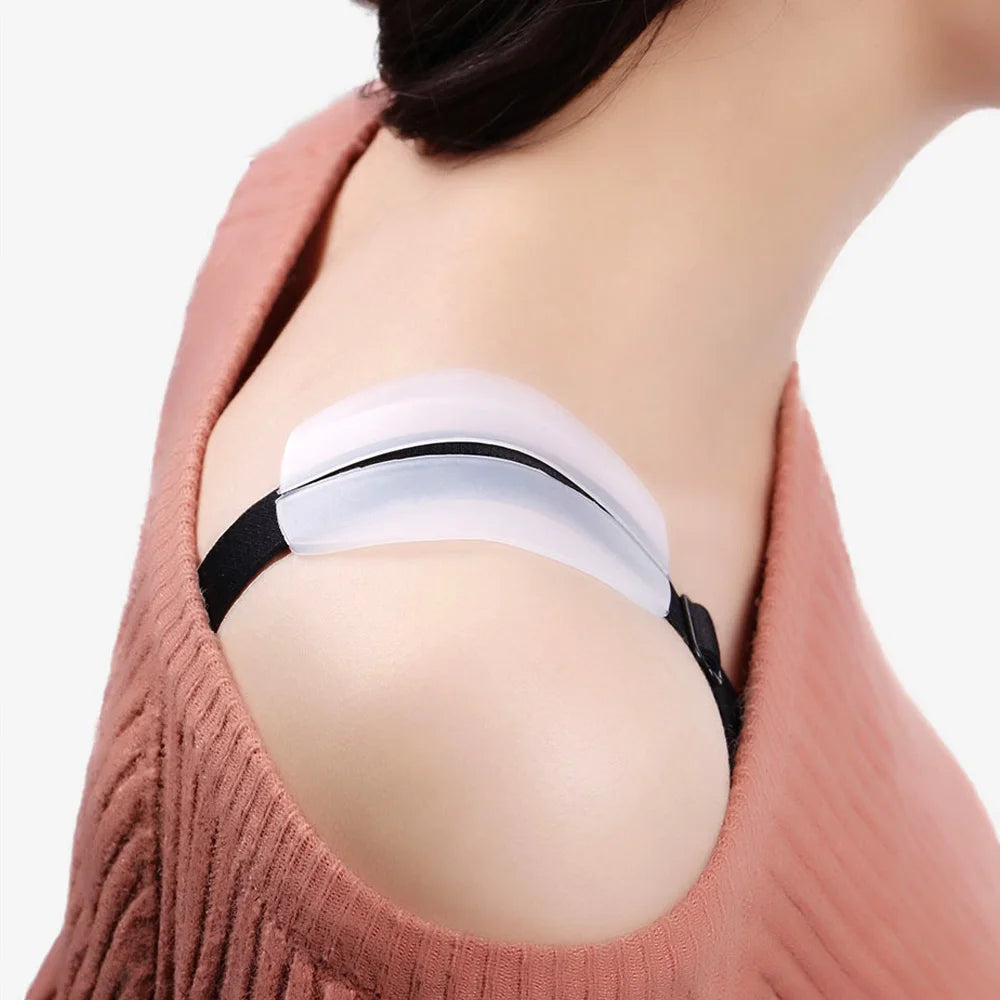Care Women's Silicone Bra Strap Cushions Holder Non-slip Strap