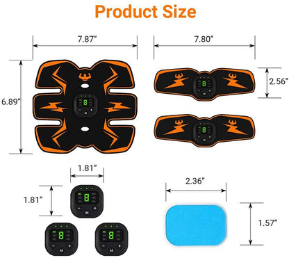 Wireless Muscle Stimulator Fitness Trainer Abdominal FitStim Pro