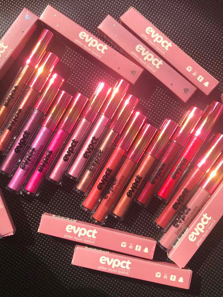 Waterproof Diamond Shimmer Glitter Lip Gloss 18 Colors