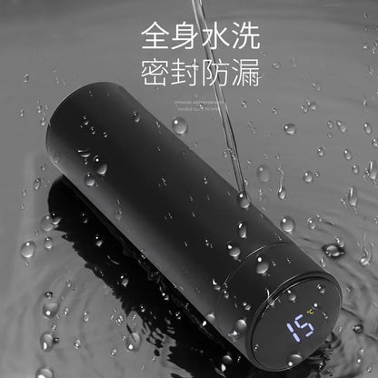 AIZINZUN Smart Display Vacuum Water Bottle – 500ML