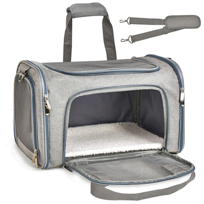 PawVoyage Cat Pet Carriers Dog Travel Bags Airline Transport For Small Dogs Cats Outgoing