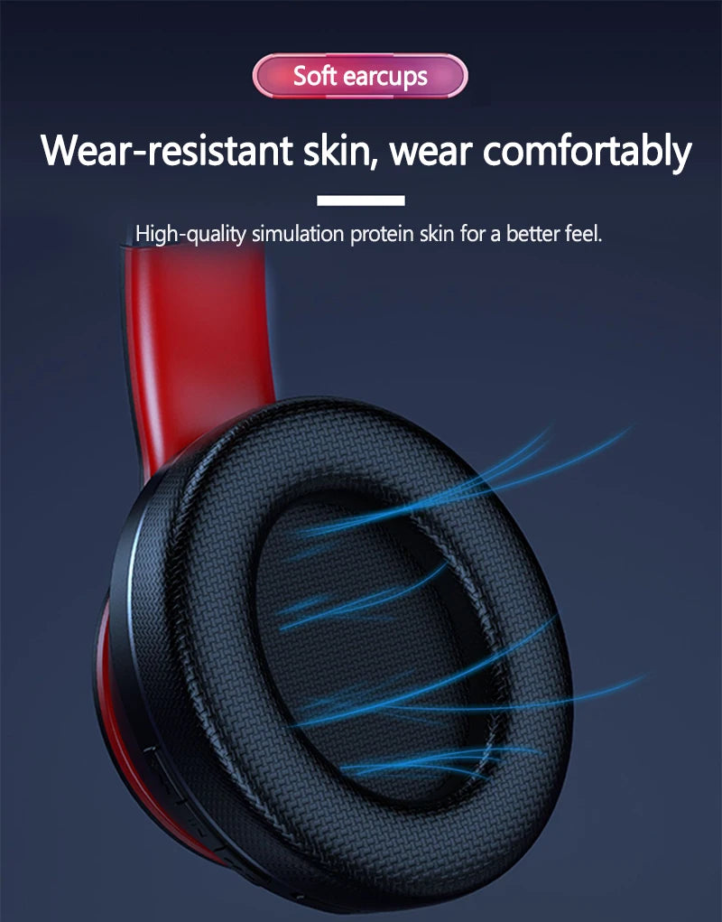 Lenovo HD200 Bluetooth Earphones Over-ear Foldable Computer Wireless Headphones