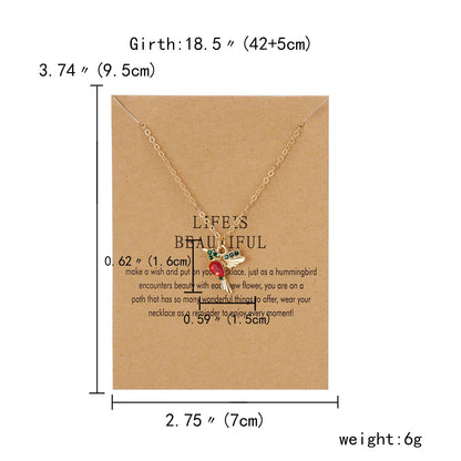 Unique Little Bird Drop Long Hanging Hummingbird  Earring Jewelry