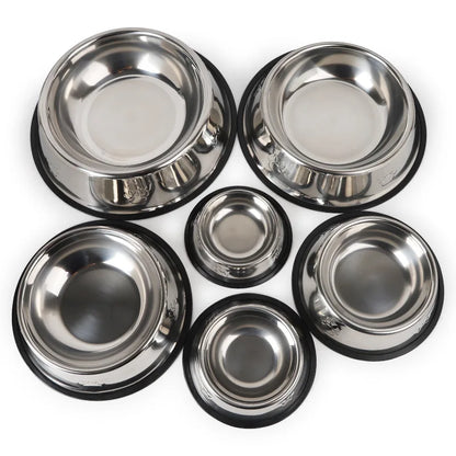 Quality Paw Stainless Steel Pet Dog Bowl Feeder Skidproof Anti-ant Shape Cat Dog Bowls