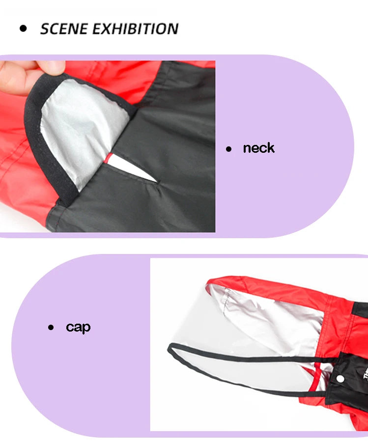 PawGuard Pet Dog Raincoat – The Dog Face Waterproof Jumpsuit