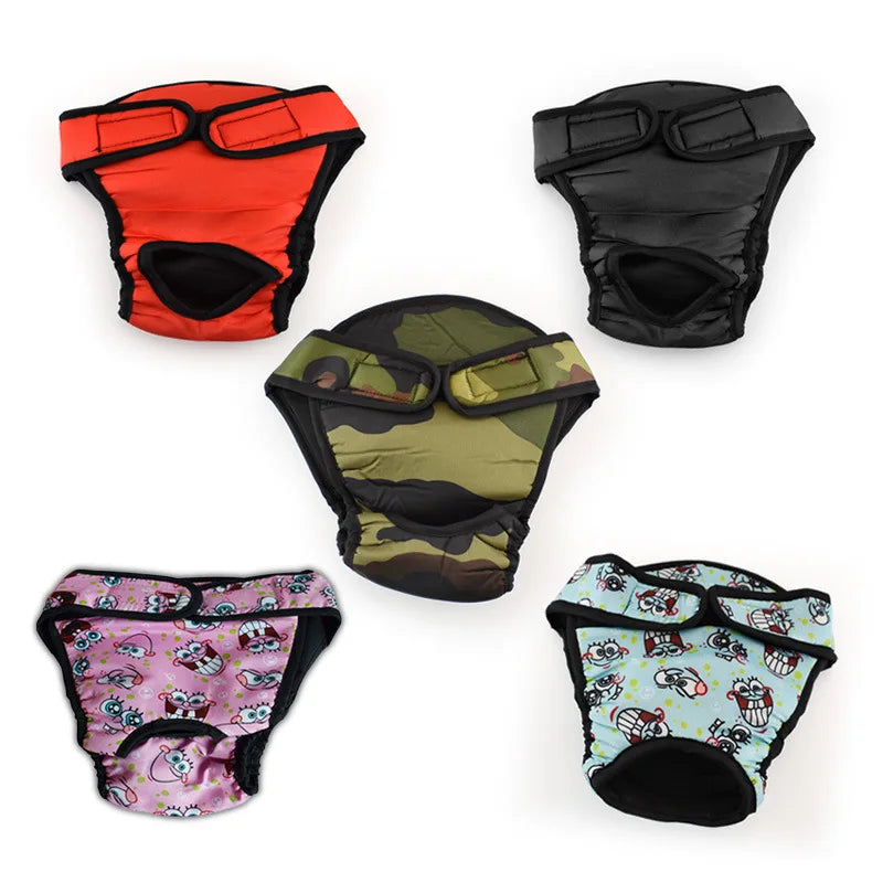 Large Dog Diaper Sanitary Physiological Pants Washable Female Dog Underwear