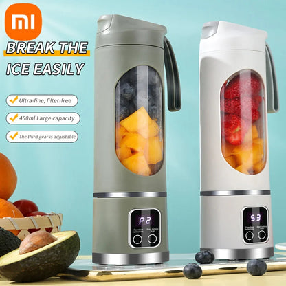 Xiaomi NanoBlend  450ml Fruit Juicer 8 Blades 3 Speeds USB Rechargeable Adjustable