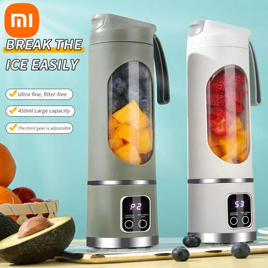 Xiaomi NanoBlend  450ml Fruit Juicer 8 Blades 3 Speeds USB Rechargeable Adjustable