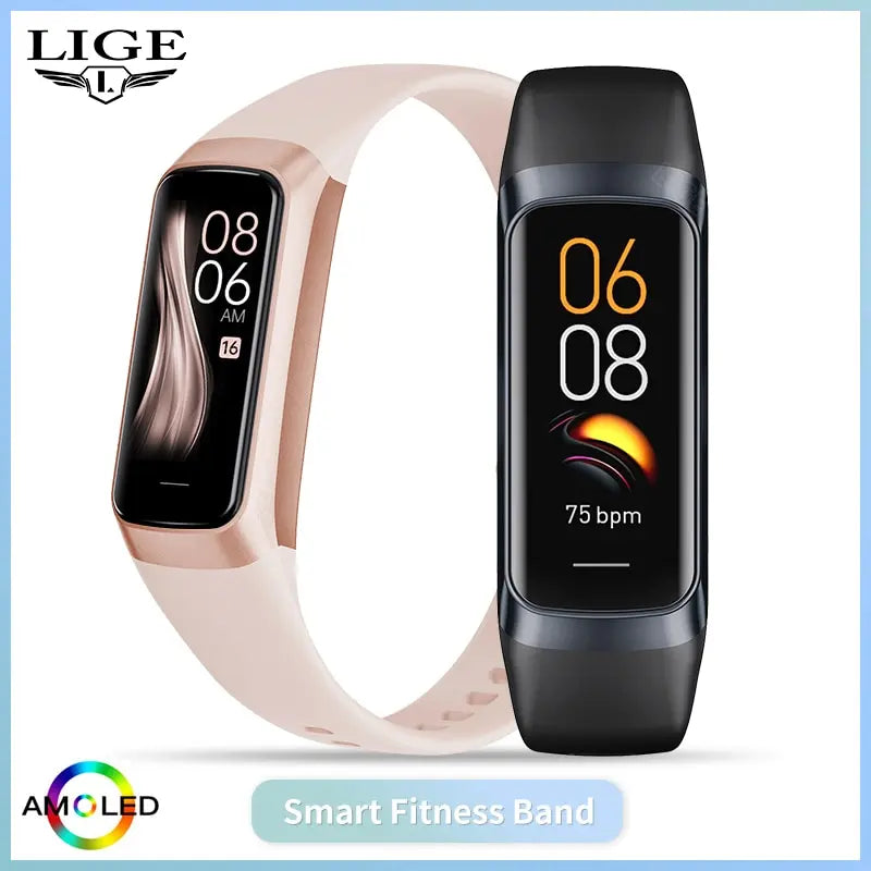 LIGE Amoled Smart Watch Men