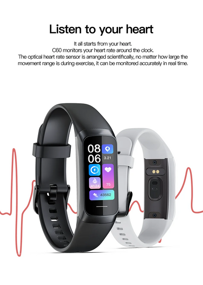 LIGE Amoled Smart Watch Men