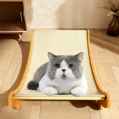 Wooden Cat Scratching Pads Multifuction Cats Sleeping Bed