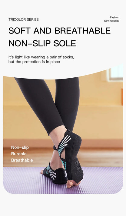 Gym Yoga Shoes Flat Soft Anti-slip Sole Ballet Fitness Dance