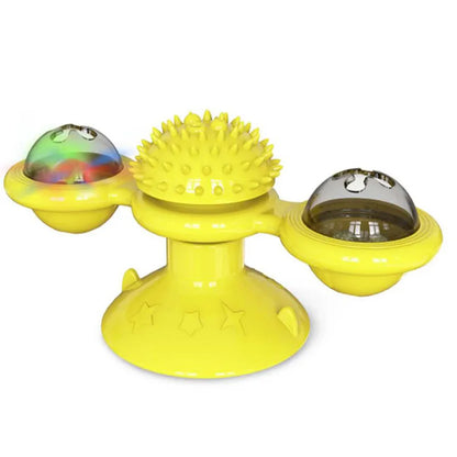 Engage Your Cat with the Windmill Cat Toy – The Ultimate Interactive Puzzle Toy for Fun and Mental Stimulation!