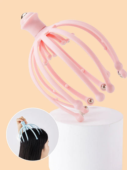 Scalp Massager 18 Finger Handheld Massager a Head Massager Used For Deep Relaxation Stress Relief