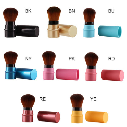Portable Beauty Tool Blush Brush Makeup Brush Retractable Brush  Mixed Powder Blusher Makeup