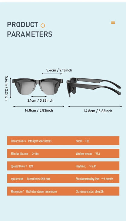 SoundShade Pro Bluetooth V5.3 Sunglasses