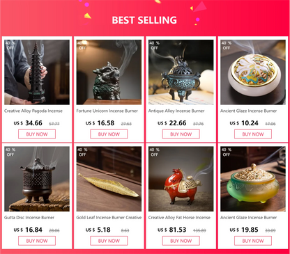 Pouring Incense Burner Home Indoor Incense Creative Zen features while maintaining