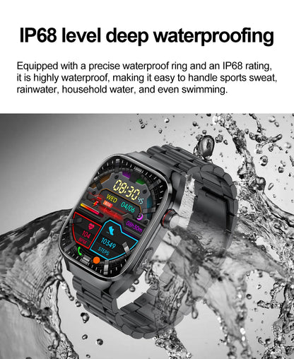 GUHUAVMI Uric Acid Blood Fat Smart Watch – Advanced Health Monitoring at Your Fingertips